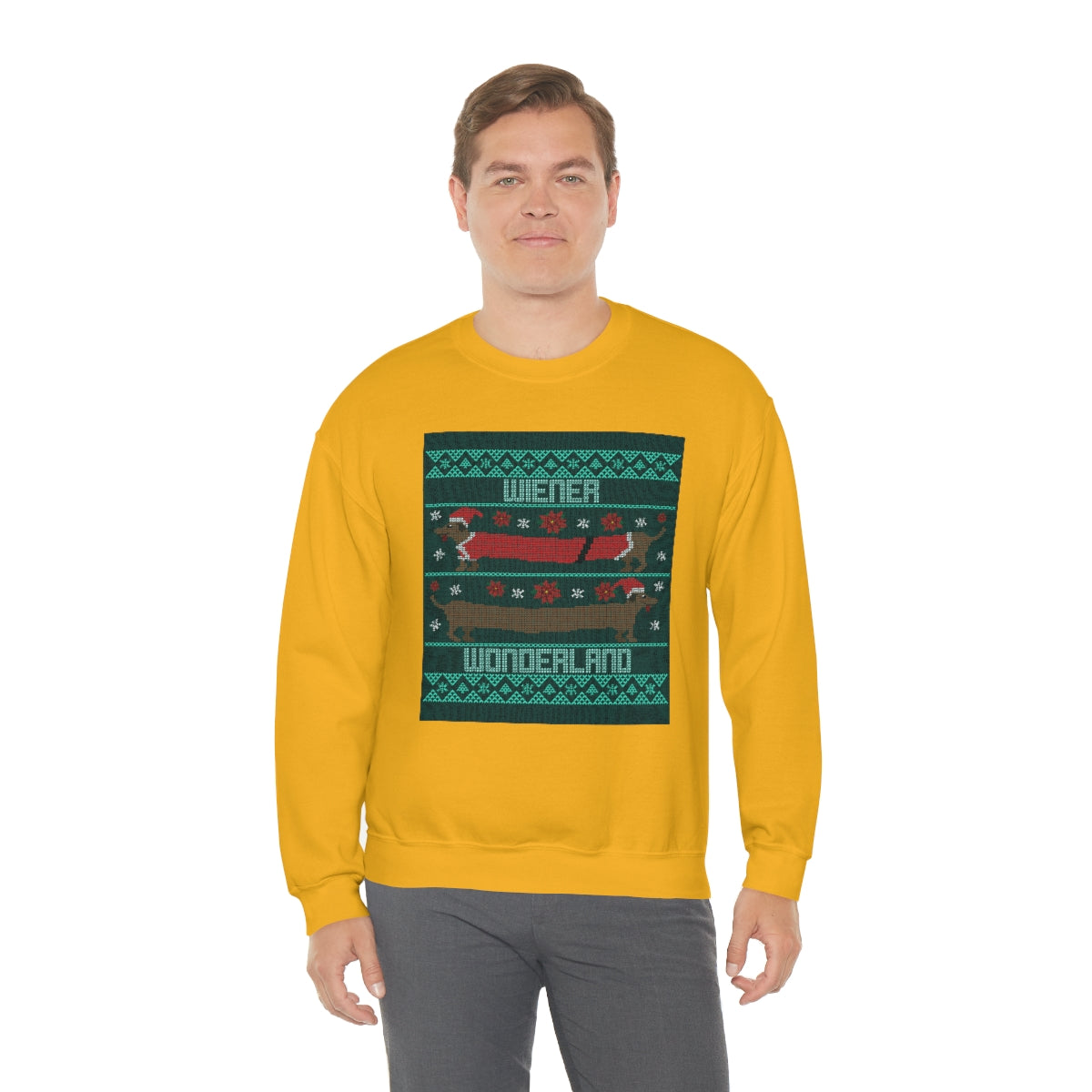 "Wiener Wonderland" Unisex Heavy Blend Crewneck Sweatshirt