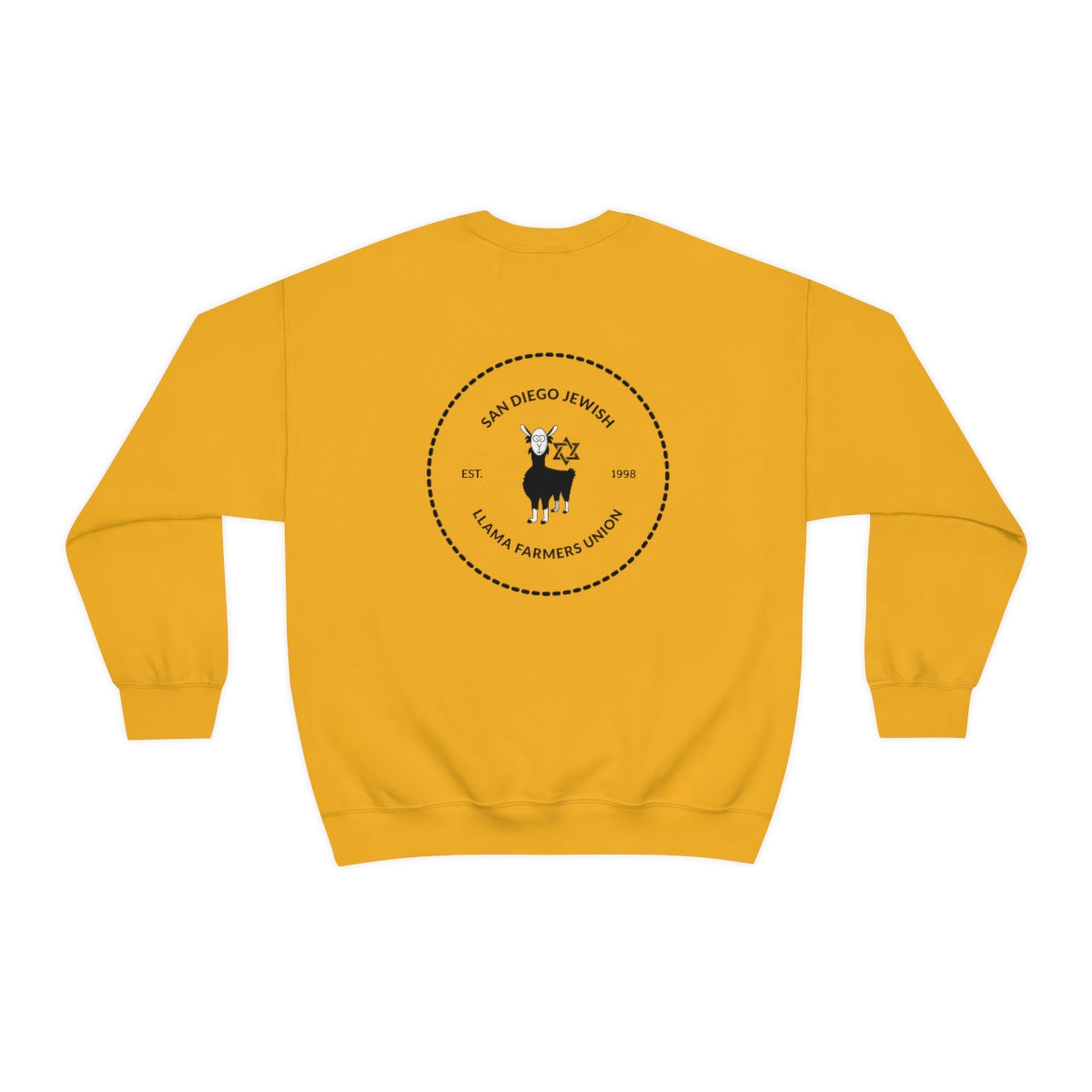 "Happy Llamakkah" Unisex Heavy Blend Crewneck Sweatshirt