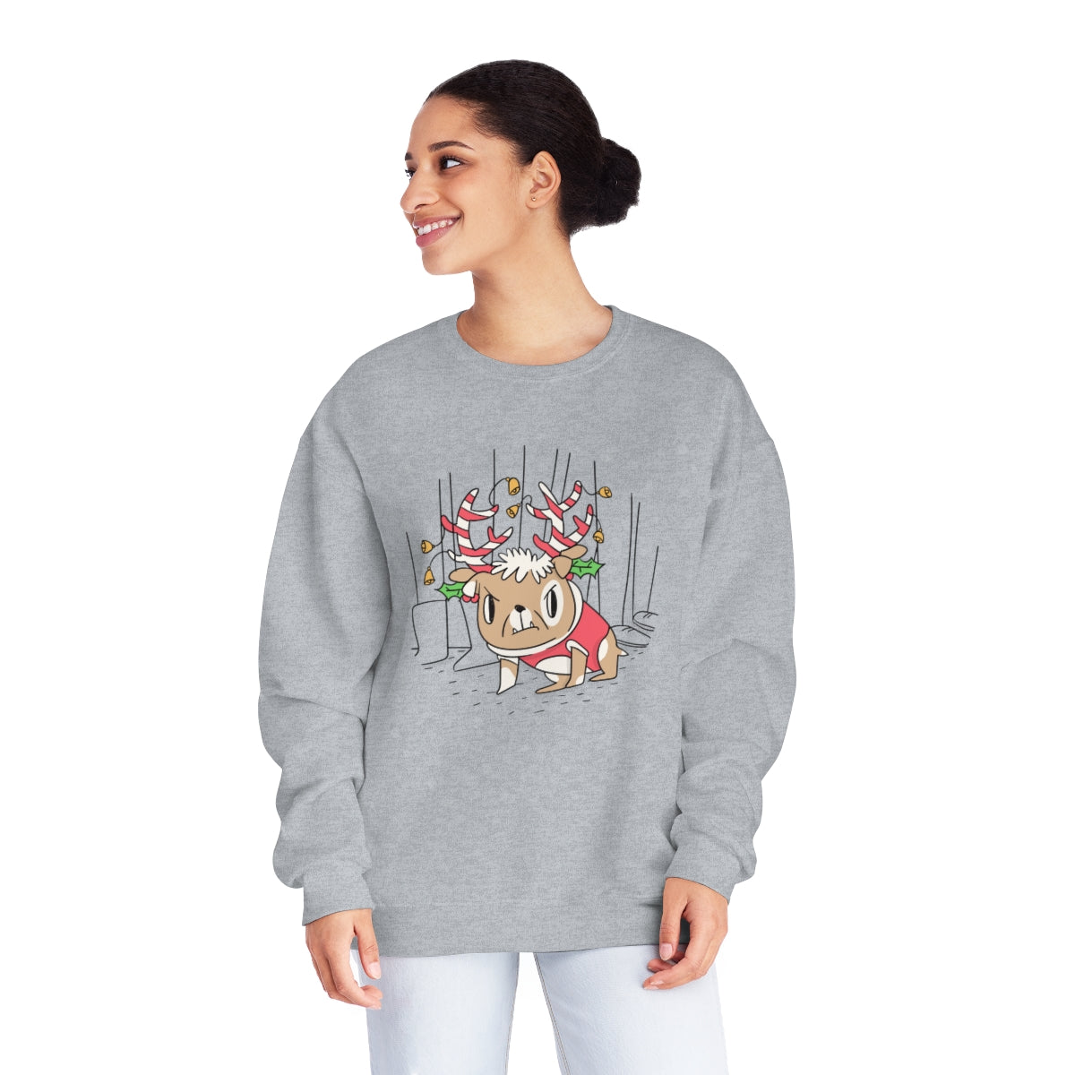 "Reluctant Reindeer" Unisex NuBlend® Crewneck Sweatshirt