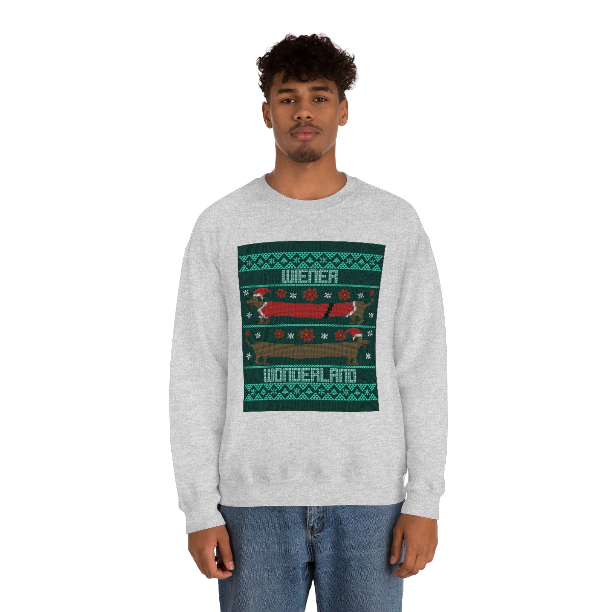 "Wiener Wonderland" Unisex Heavy Blend Crewneck Sweatshirt