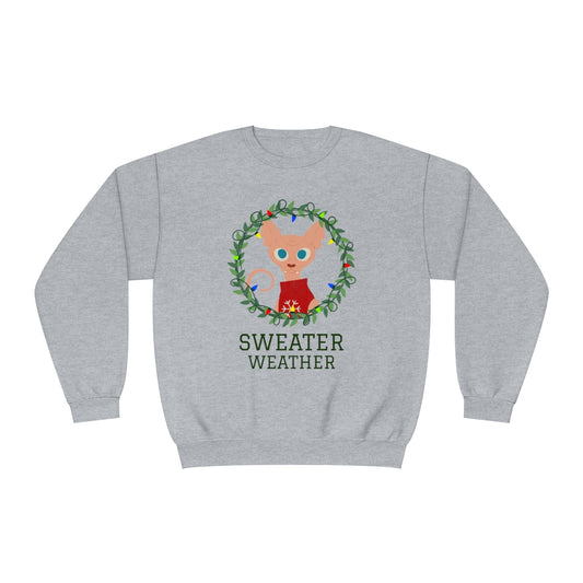 "SWEATER WEATHER" Unisex NuBlend® Crewneck Sweatshirt