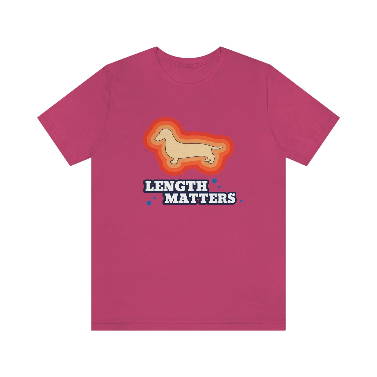 "Length Matters" Unisex Jersey Short Sleeve Tee