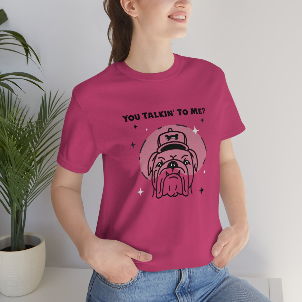 "You Talkin' To Me?" Unisex Jersey Short Sleeve Tee