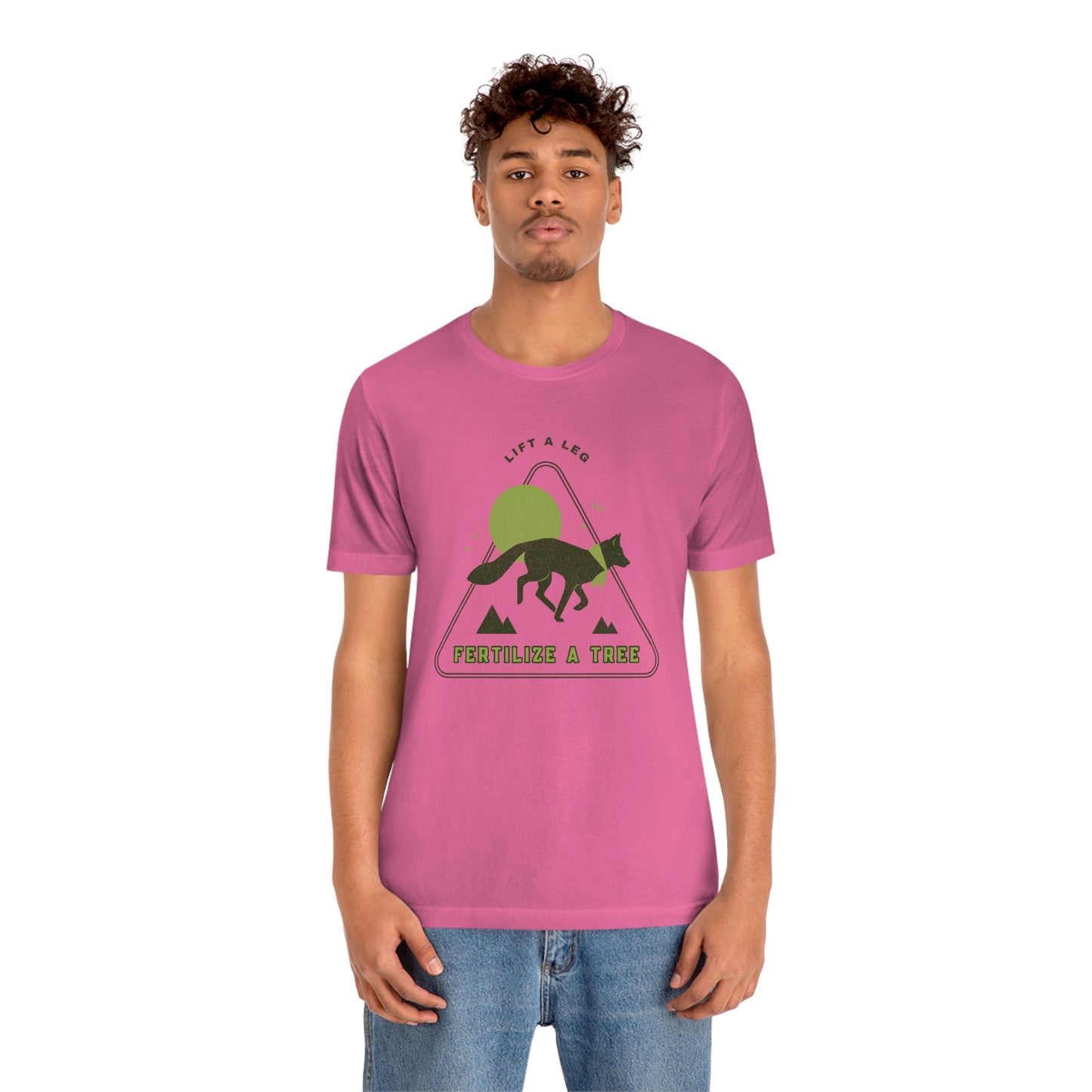 "Lift A Leg Fertilize A Tree" Unisex Jersey Short Sleeve Tee