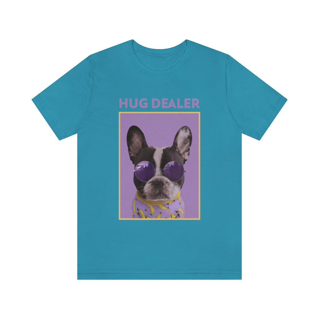 “Hug Dealer” Shirt - Unisex Short-Sleeve Jersey Tee