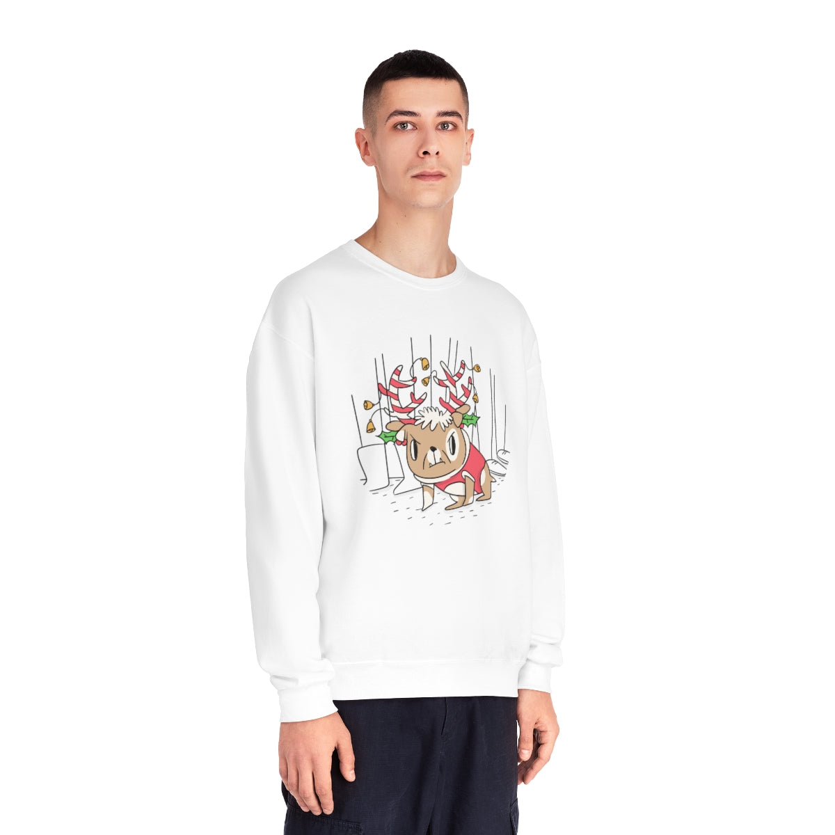 "Reluctant Reindeer" Unisex NuBlend® Crewneck Sweatshirt