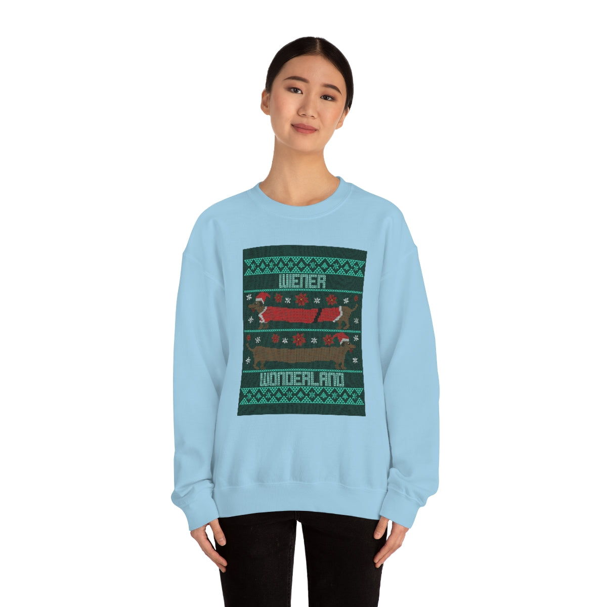 "Wiener Wonderland" Unisex Heavy Blend Crewneck Sweatshirt