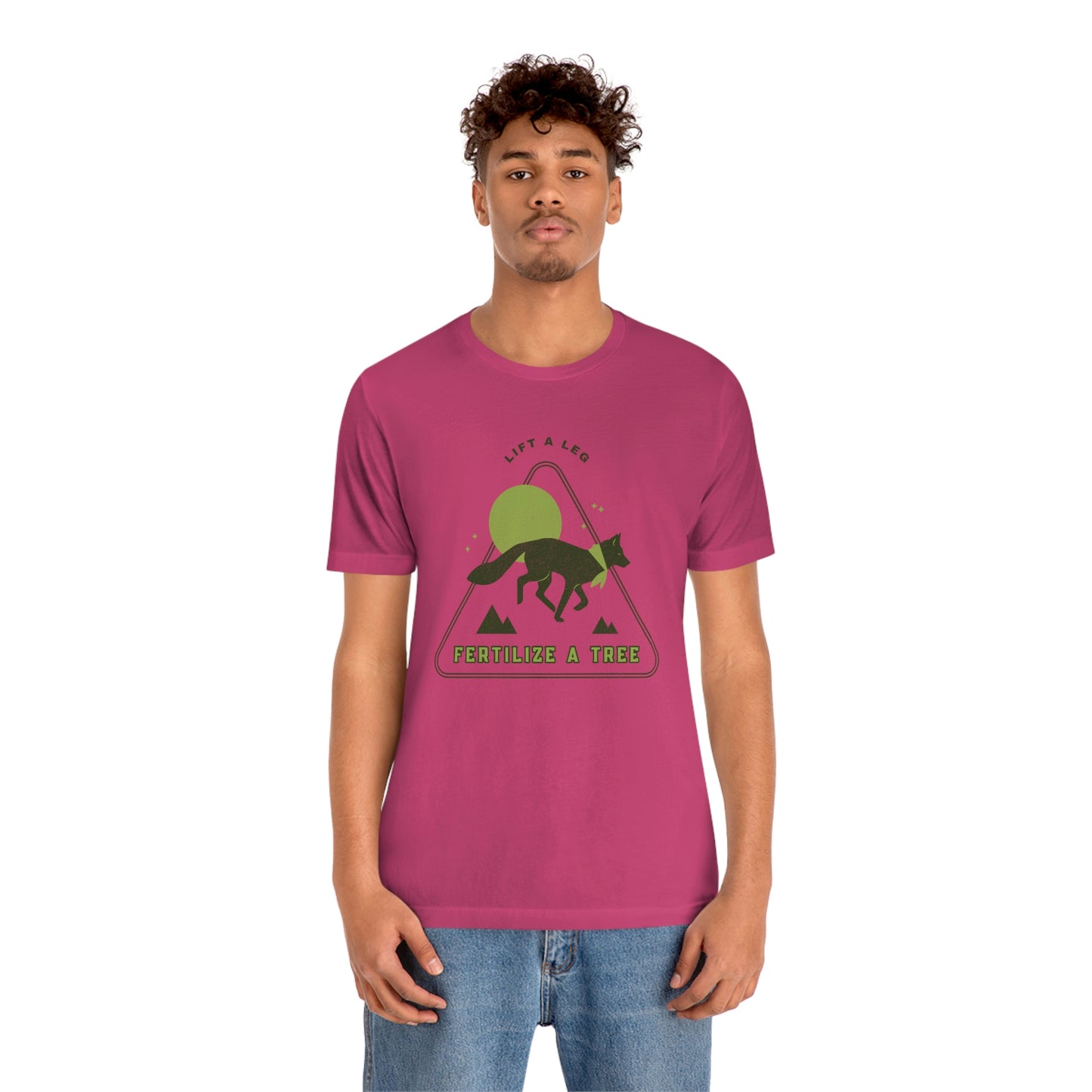 "Lift A Leg Fertilize A Tree" Unisex Jersey Short Sleeve Tee