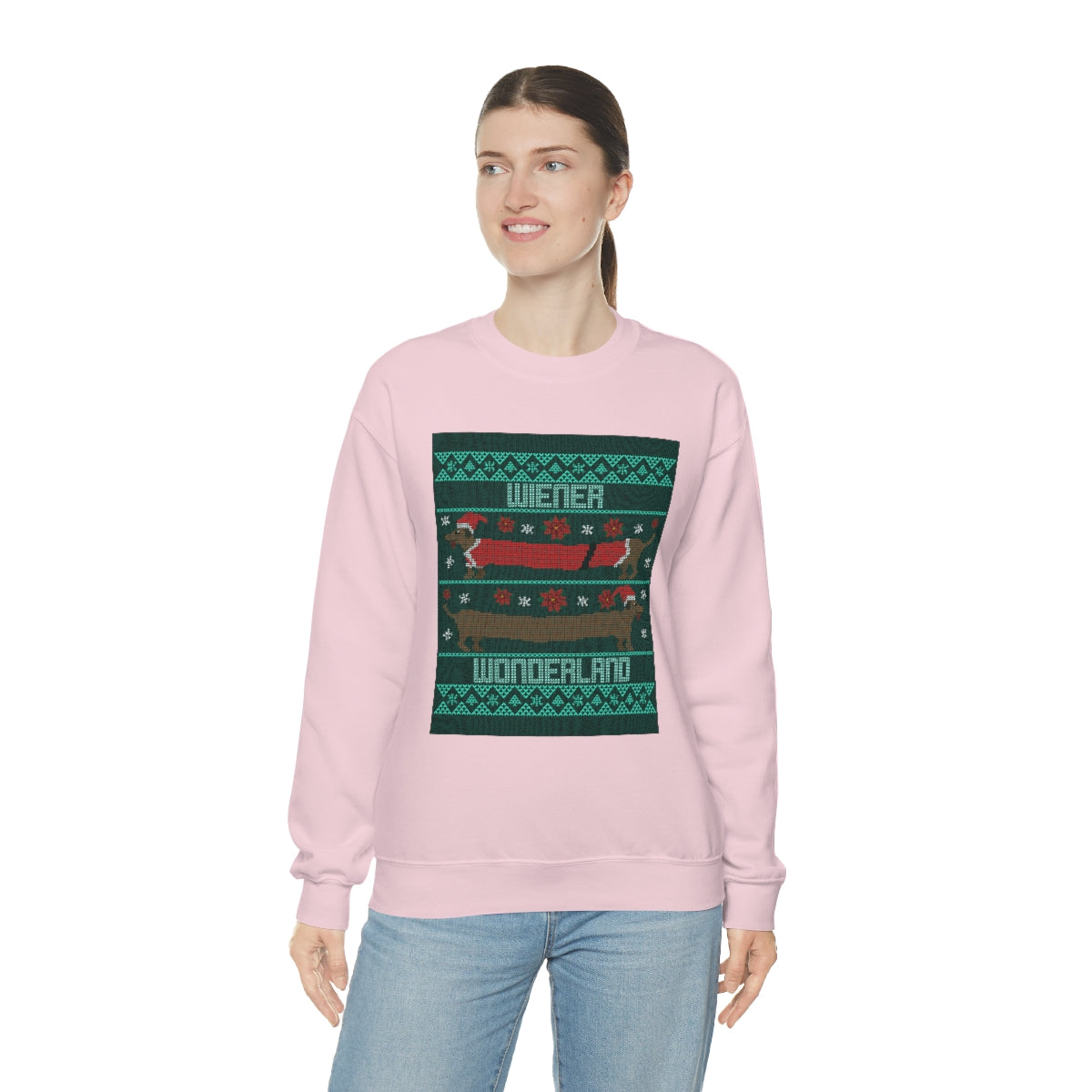 "Wiener Wonderland" Unisex Heavy Blend Crewneck Sweatshirt