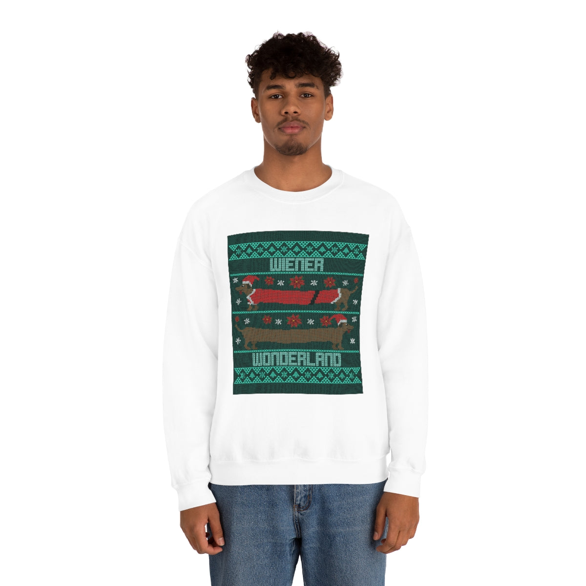 "Wiener Wonderland" Unisex Heavy Blend Crewneck Sweatshirt