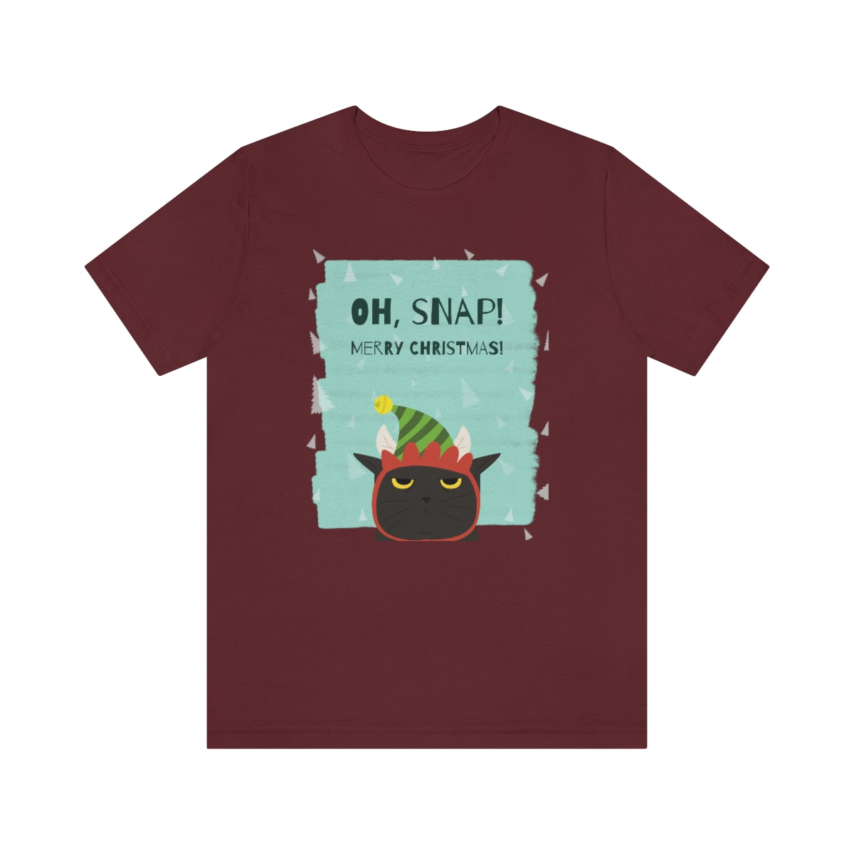 "OH SNAP.  MERRY CHRISTMAS" Unisex Jersey Short Sleeve Tee