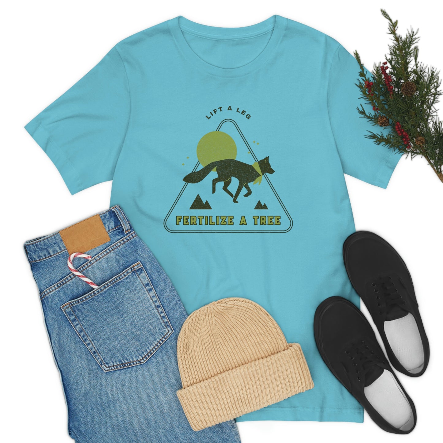 "Lift A Leg Fertilize A Tree" Unisex Jersey Short Sleeve Tee