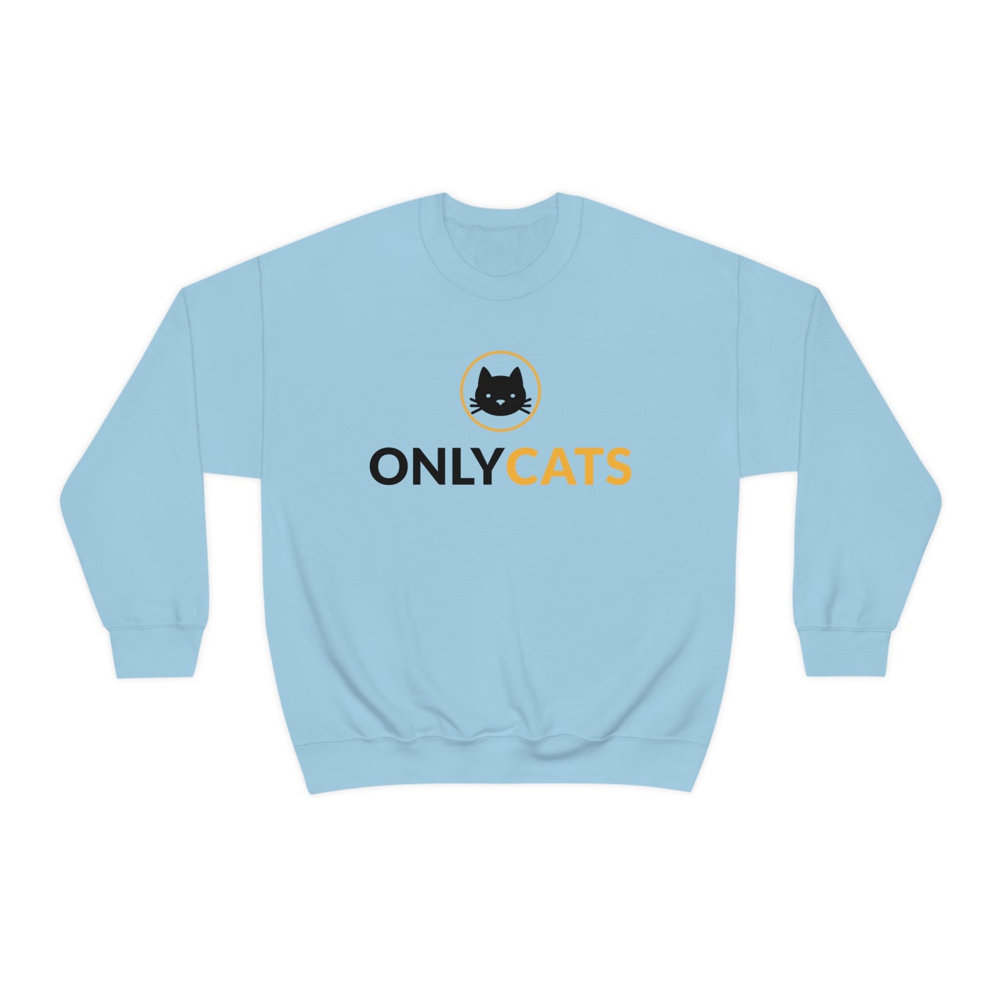 "Only Cats" Unisex Heavy Blend Crewneck Sweatshirt