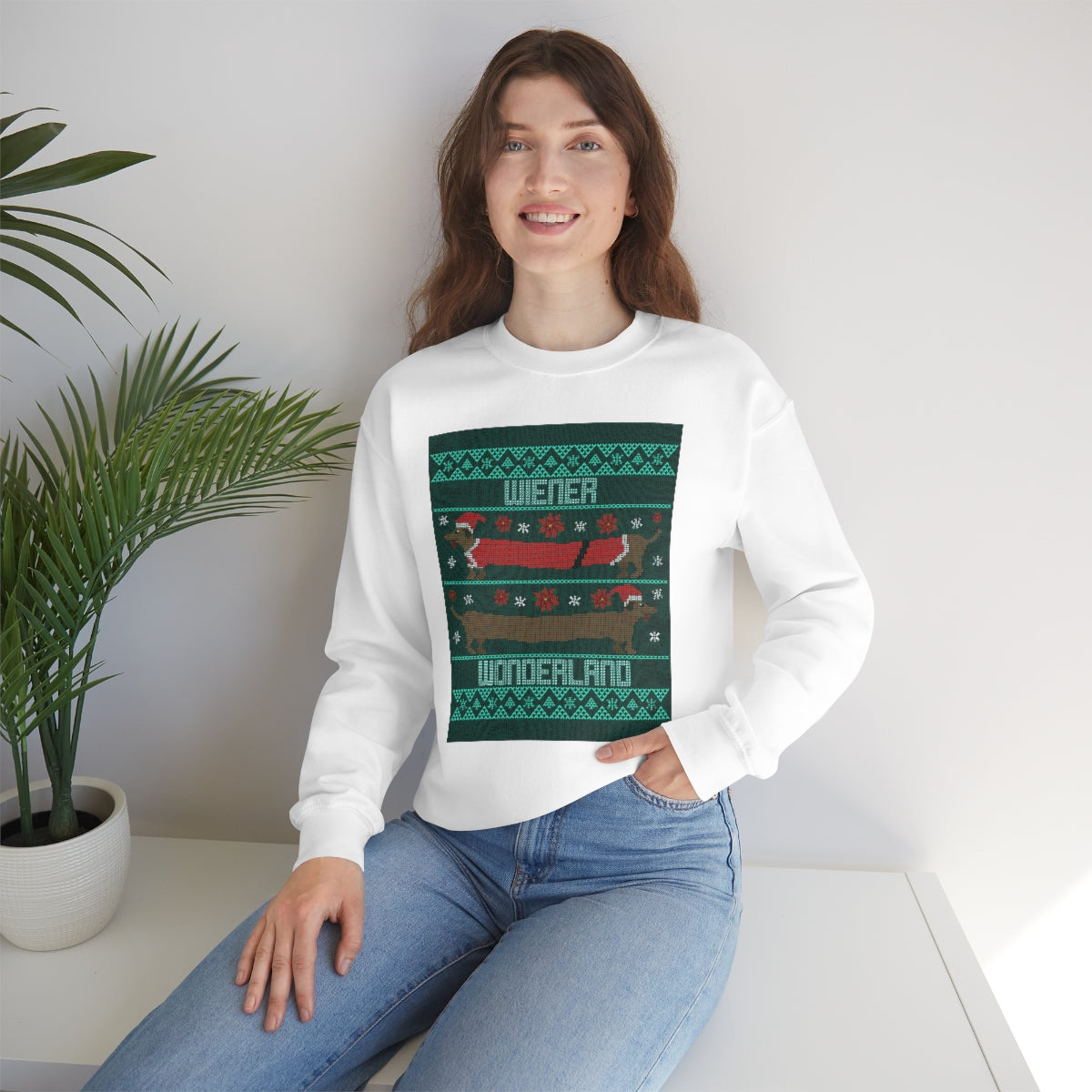 "Wiener Wonderland" Unisex Heavy Blend Crewneck Sweatshirt