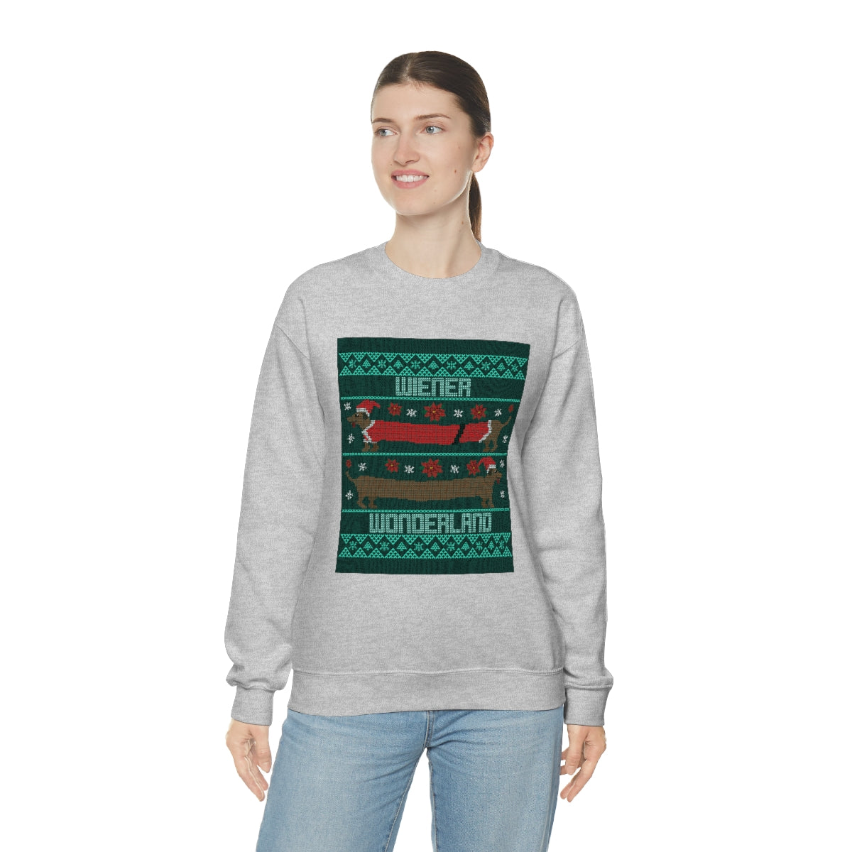 "Wiener Wonderland" Unisex Heavy Blend Crewneck Sweatshirt