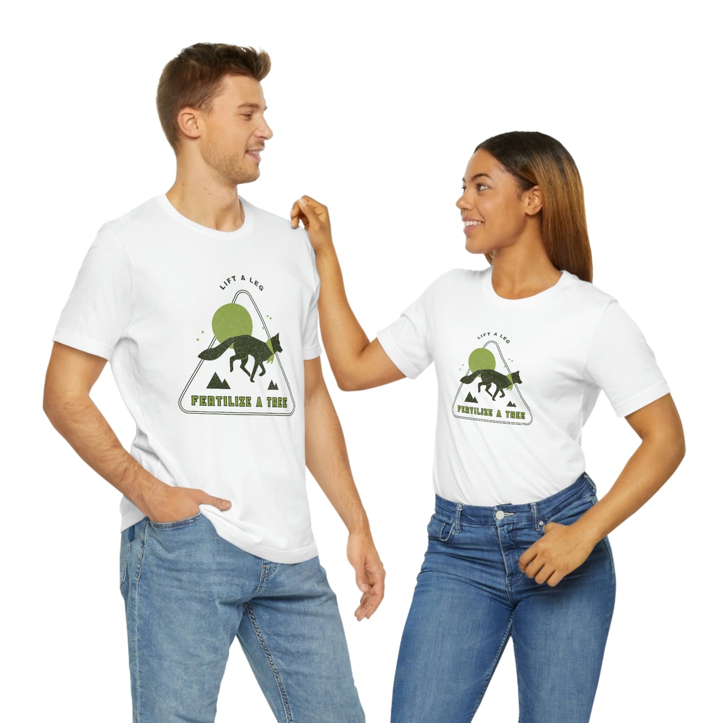 "Lift A Leg Fertilize A Tree" Unisex Jersey Short Sleeve Tee