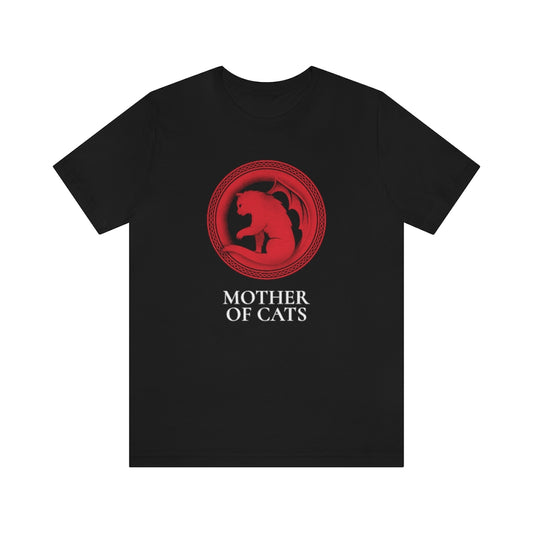 "Mother of Cats" Unisex Jersey Short Sleeve Tee