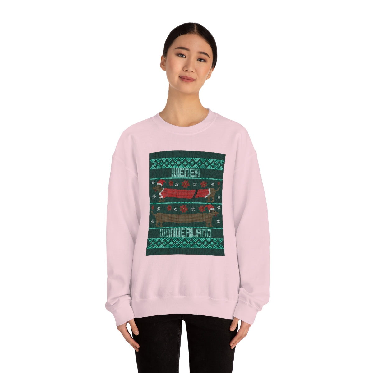 "Wiener Wonderland" Unisex Heavy Blend Crewneck Sweatshirt