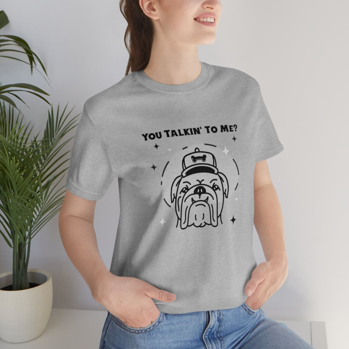 "You Talkin' To Me?" Unisex Jersey Short Sleeve Tee