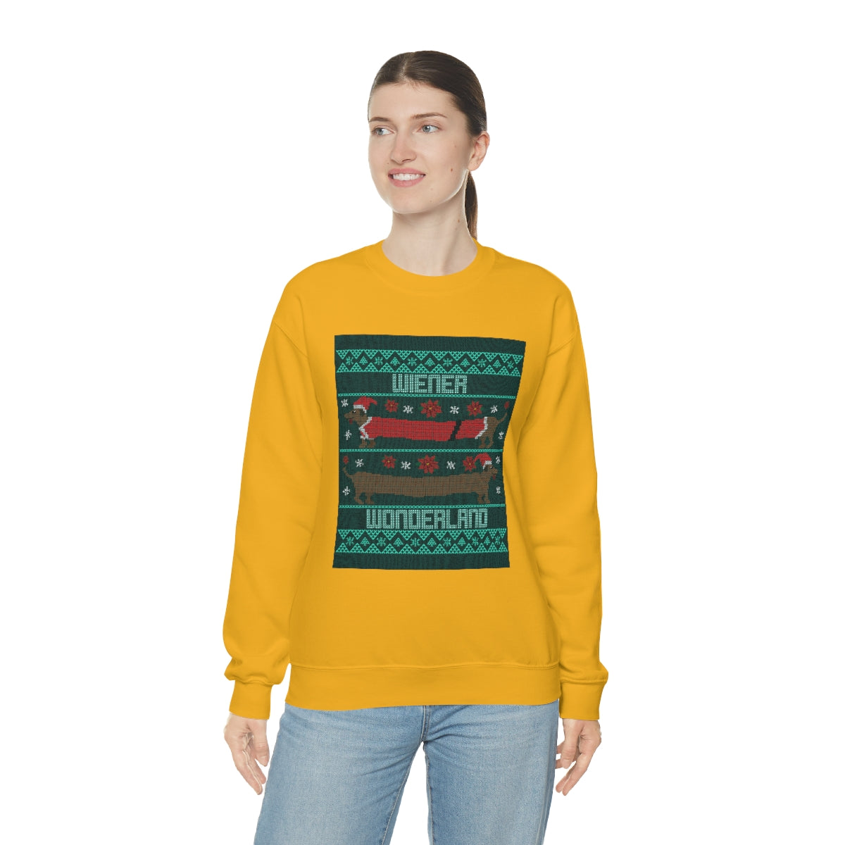 "Wiener Wonderland" Unisex Heavy Blend Crewneck Sweatshirt