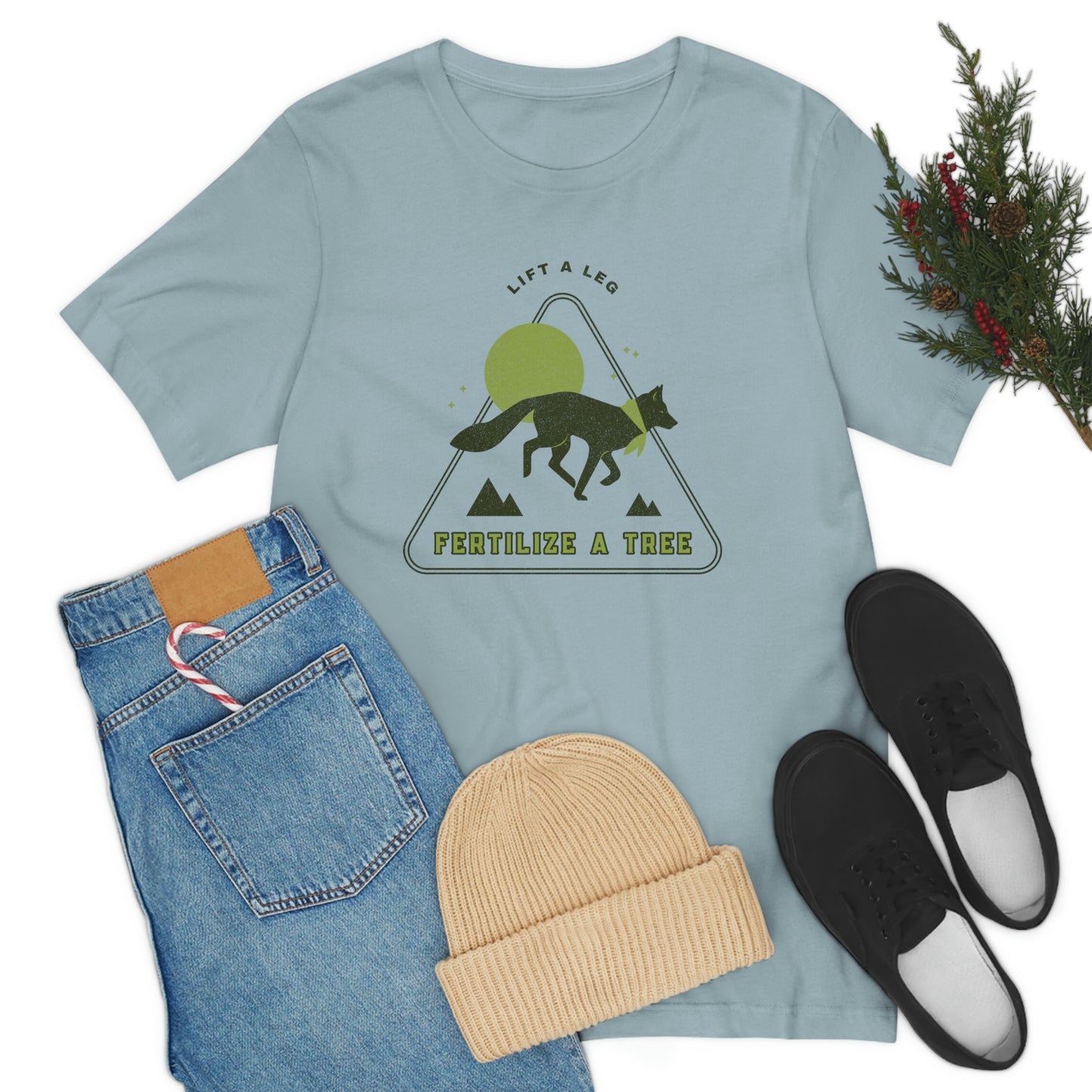 "Lift A Leg Fertilize A Tree" Unisex Jersey Short Sleeve Tee