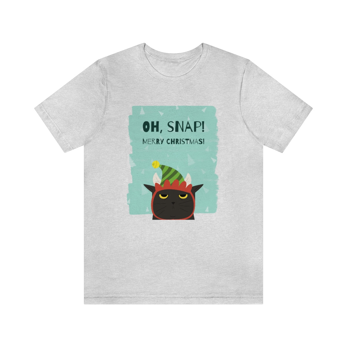 "OH SNAP.  MERRY CHRISTMAS" Unisex Jersey Short Sleeve Tee