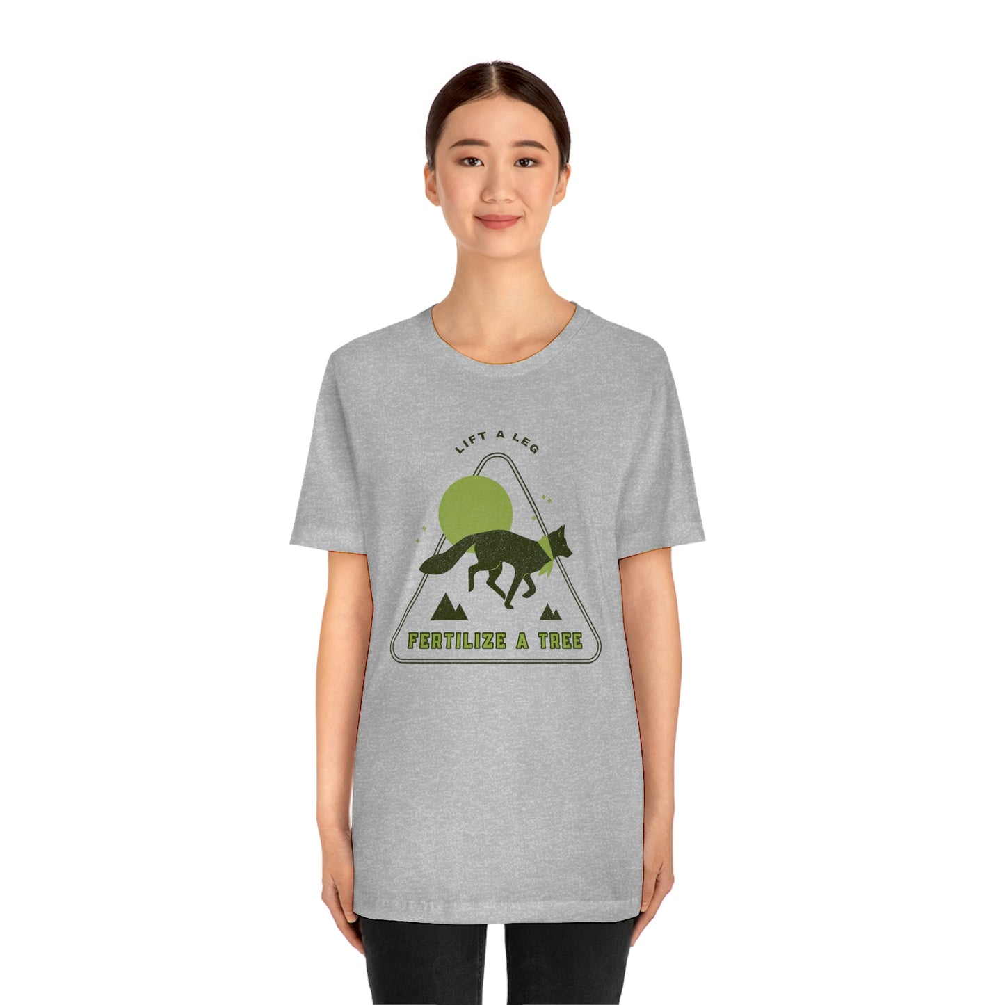 "Lift A Leg Fertilize A Tree" Unisex Jersey Short Sleeve Tee