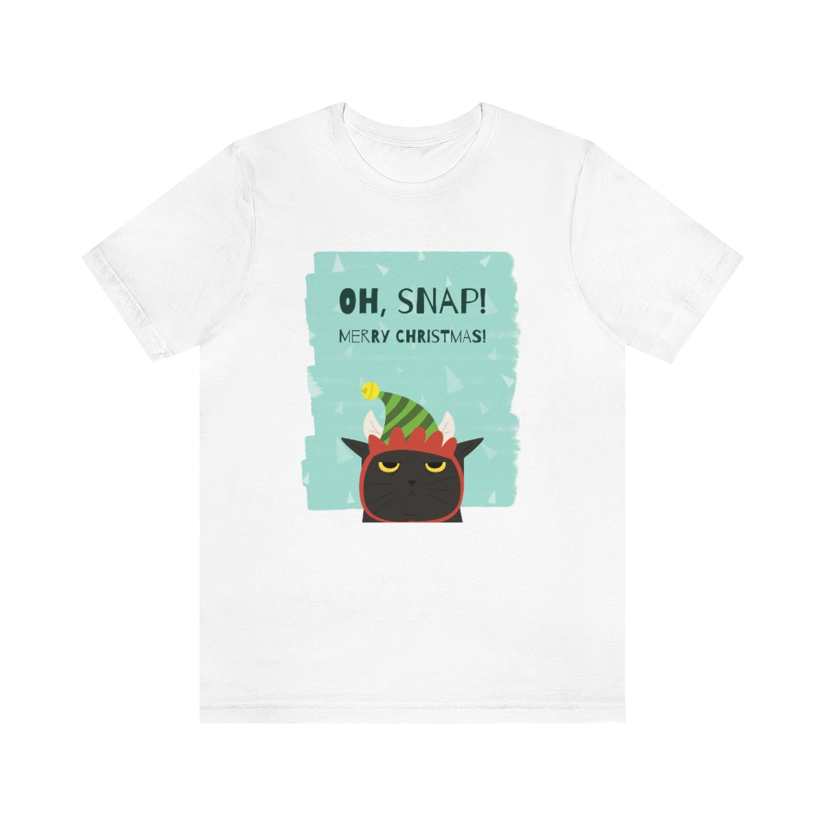 "OH SNAP.  MERRY CHRISTMAS" Unisex Jersey Short Sleeve Tee