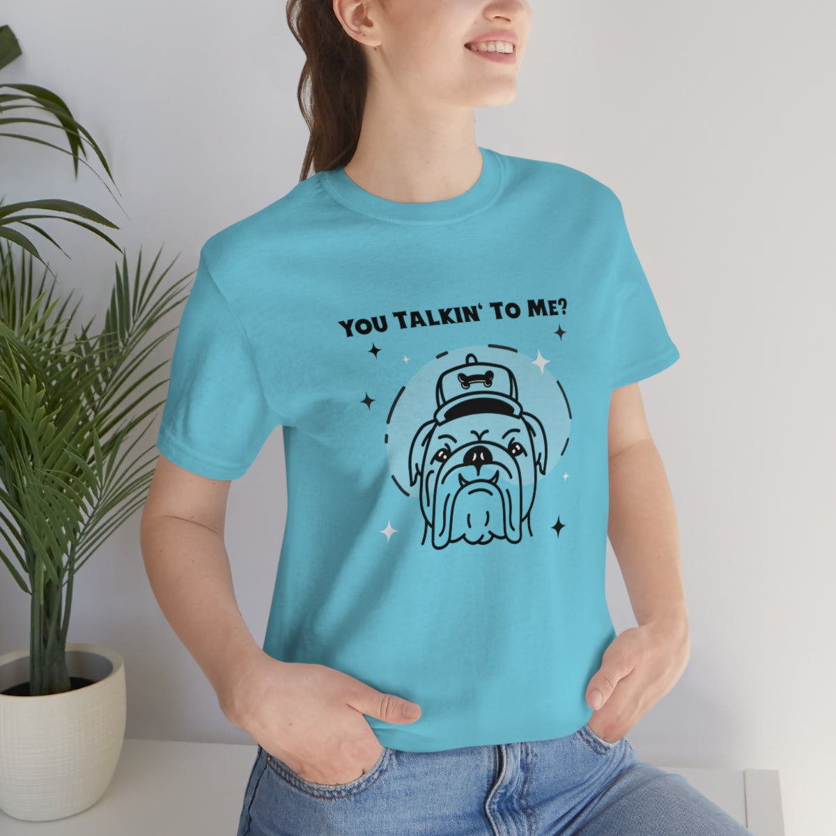 "You Talkin' To Me?" Unisex Jersey Short Sleeve Tee