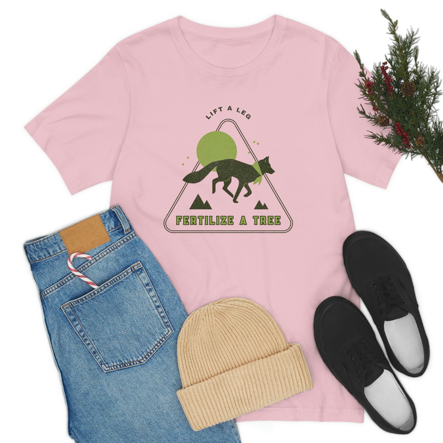 "Lift A Leg Fertilize A Tree" Unisex Jersey Short Sleeve Tee