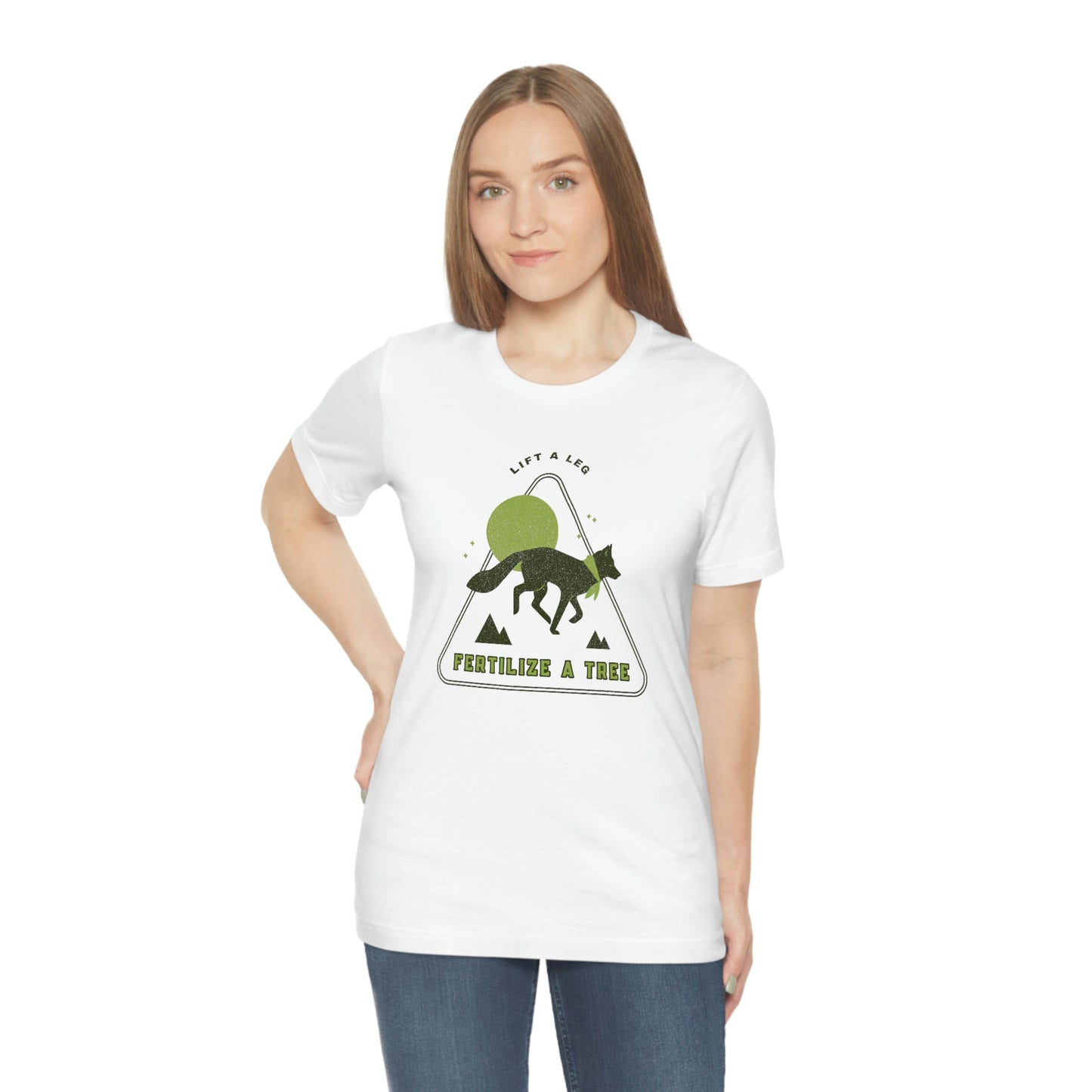 "Lift A Leg Fertilize A Tree" Unisex Jersey Short Sleeve Tee