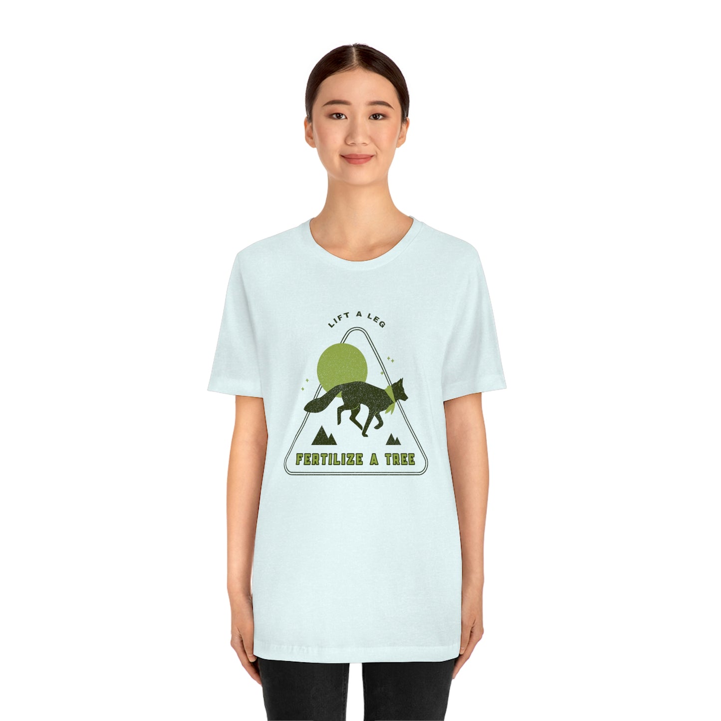 "Lift A Leg Fertilize A Tree" Unisex Jersey Short Sleeve Tee