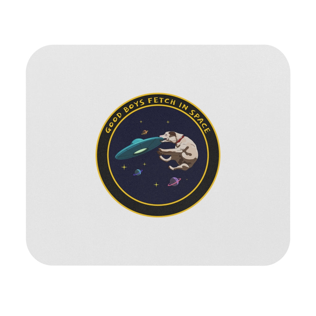 Good Boys Fetch In Space Mouse Pad (Rectangle)