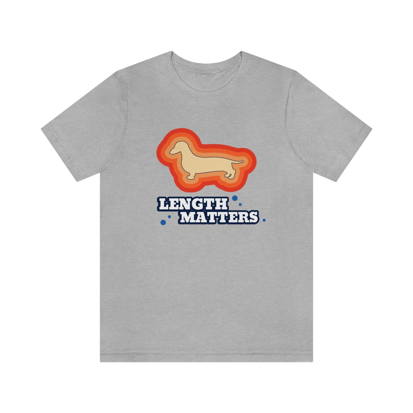 "Length Matters" Unisex Jersey Short Sleeve Tee