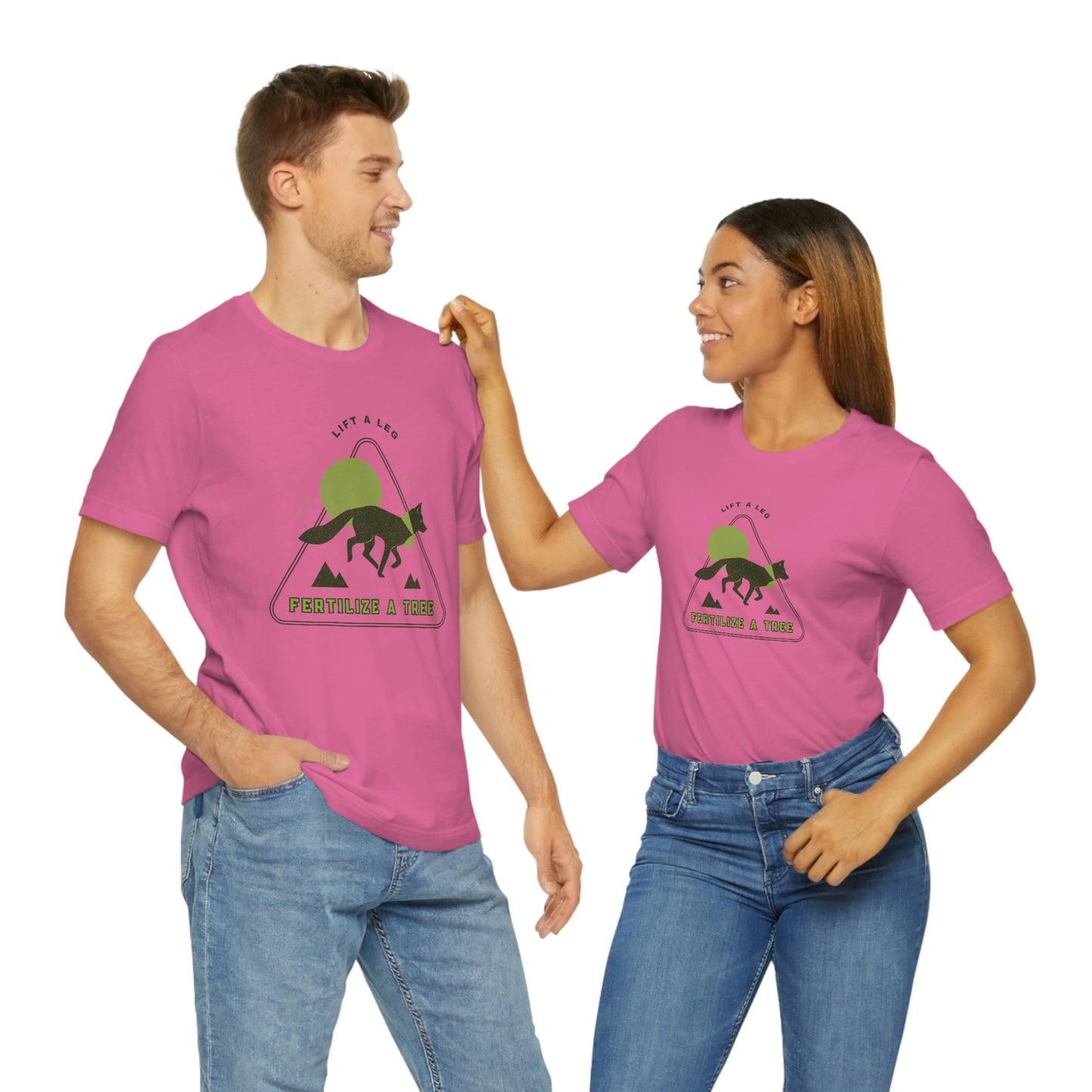 "Lift A Leg Fertilize A Tree" Unisex Jersey Short Sleeve Tee