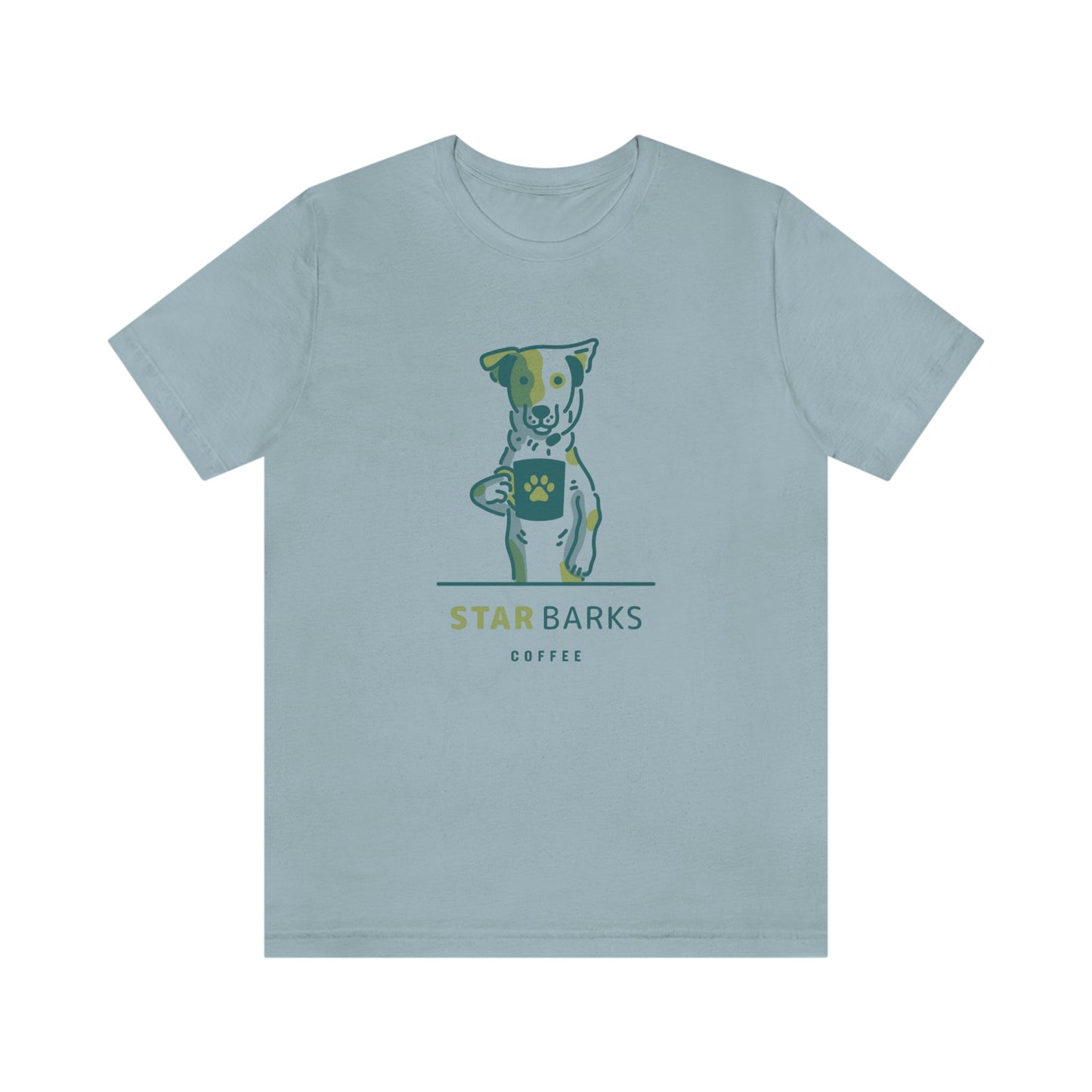 'Star Barks Coffee" Unisex Jersey Short Sleeve Tee