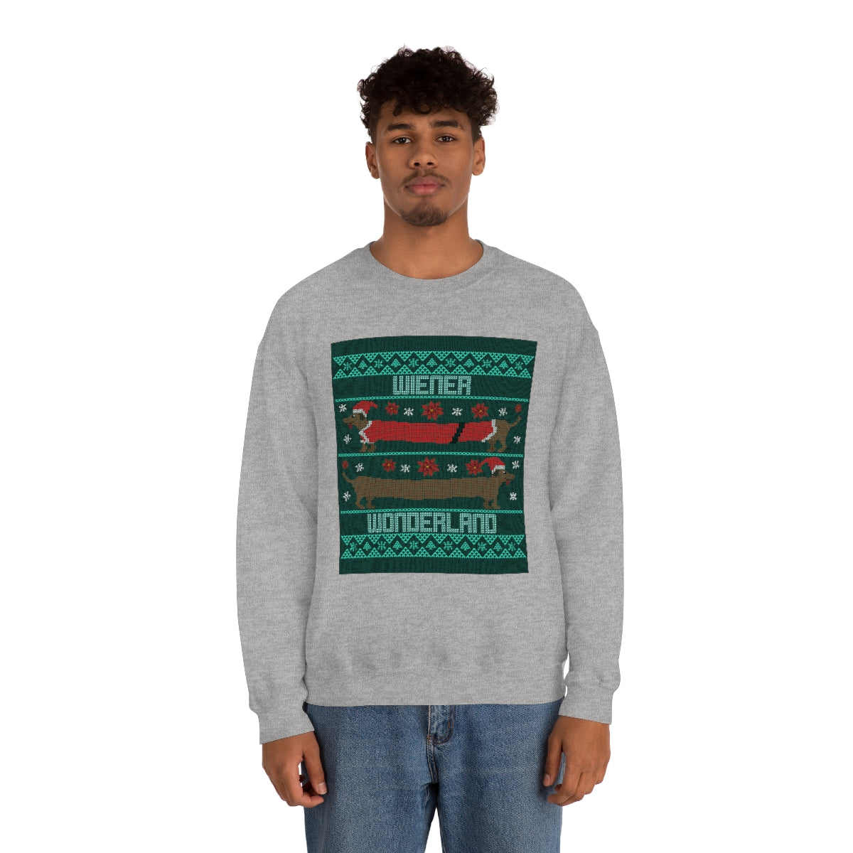 "Wiener Wonderland" Unisex Heavy Blend Crewneck Sweatshirt