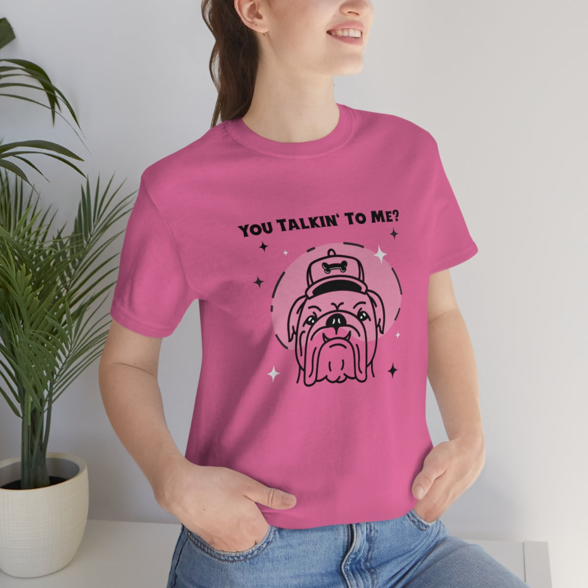 "You Talkin' To Me?" Unisex Jersey Short Sleeve Tee