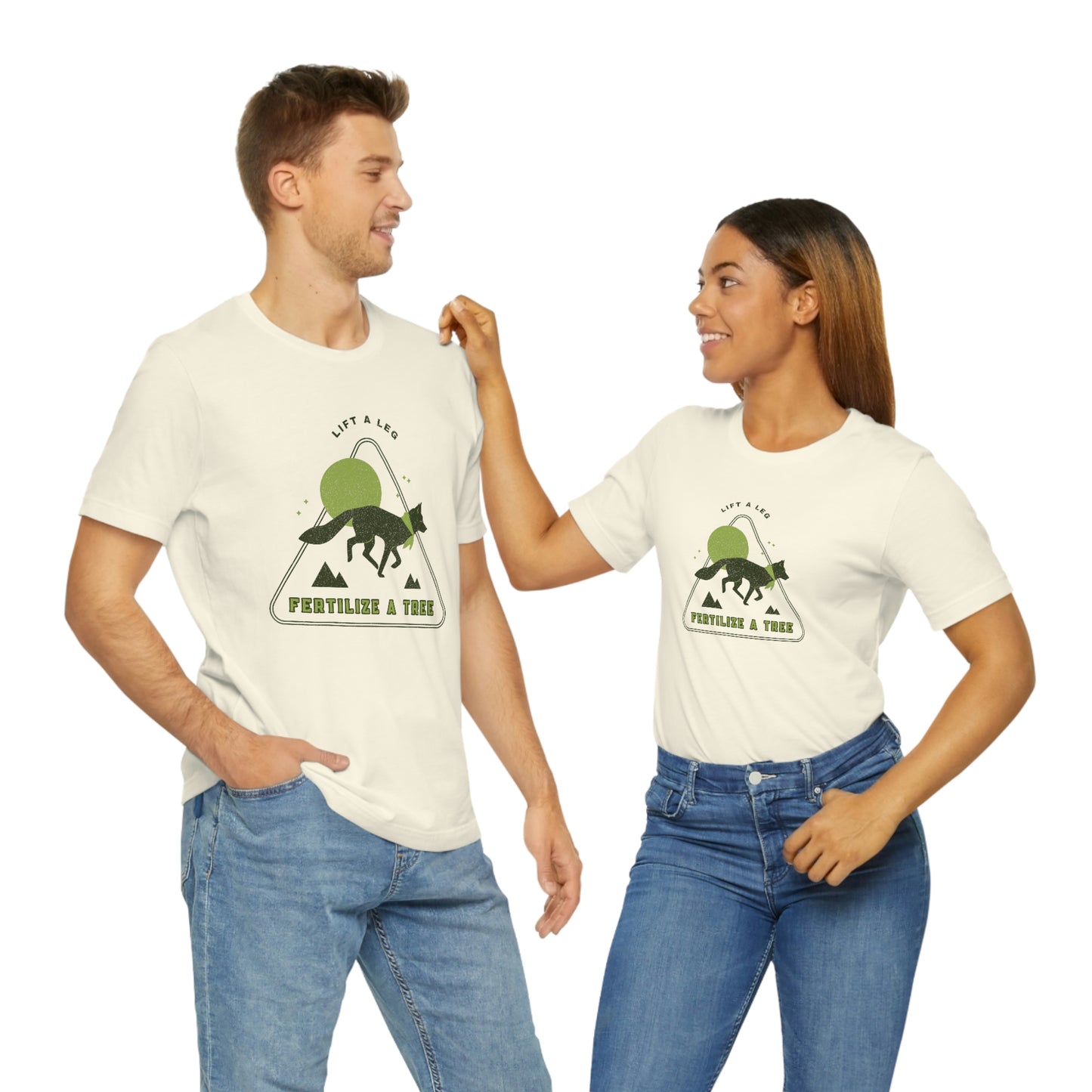 "Lift A Leg Fertilize A Tree" Unisex Jersey Short Sleeve Tee