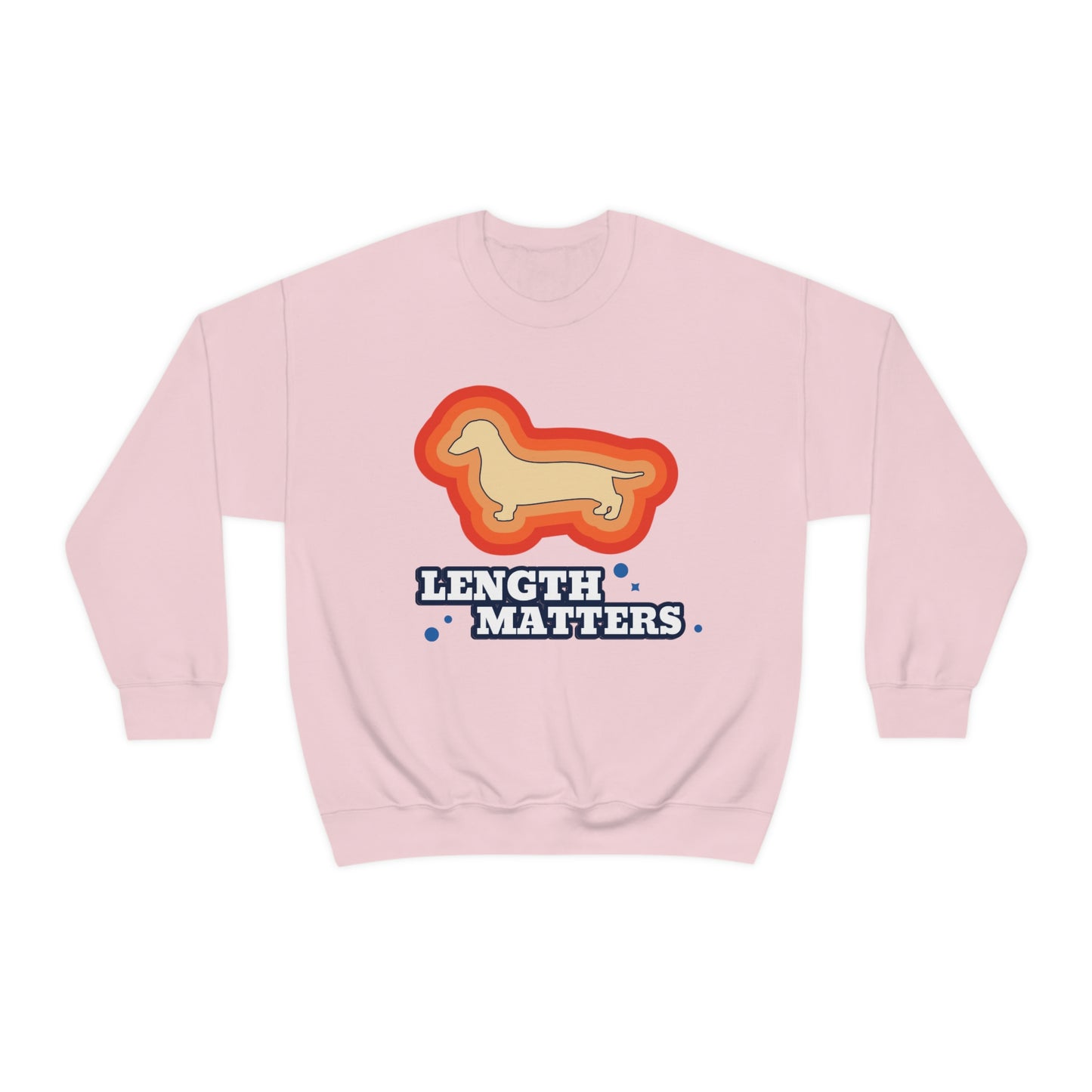 "Length Matters" Unisex Heavy Blend Crewneck Sweatshirt