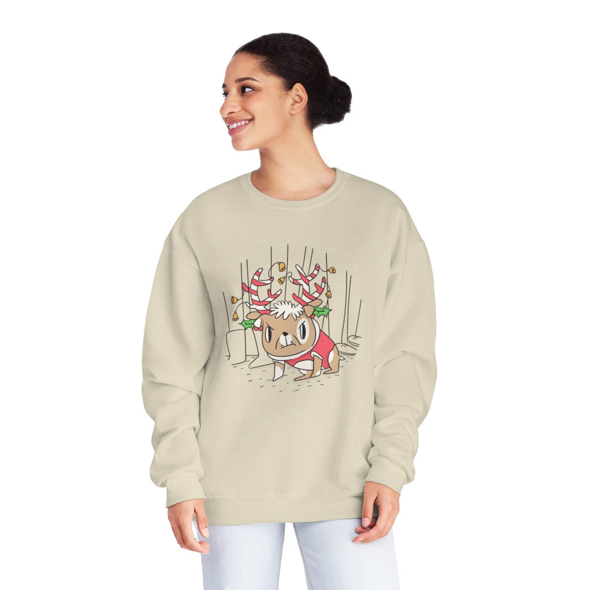 "Reluctant Reindeer" Unisex NuBlend® Crewneck Sweatshirt