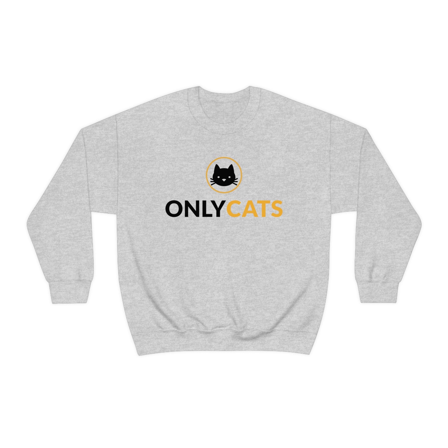 "Only Cats" Unisex Heavy Blend Crewneck Sweatshirt