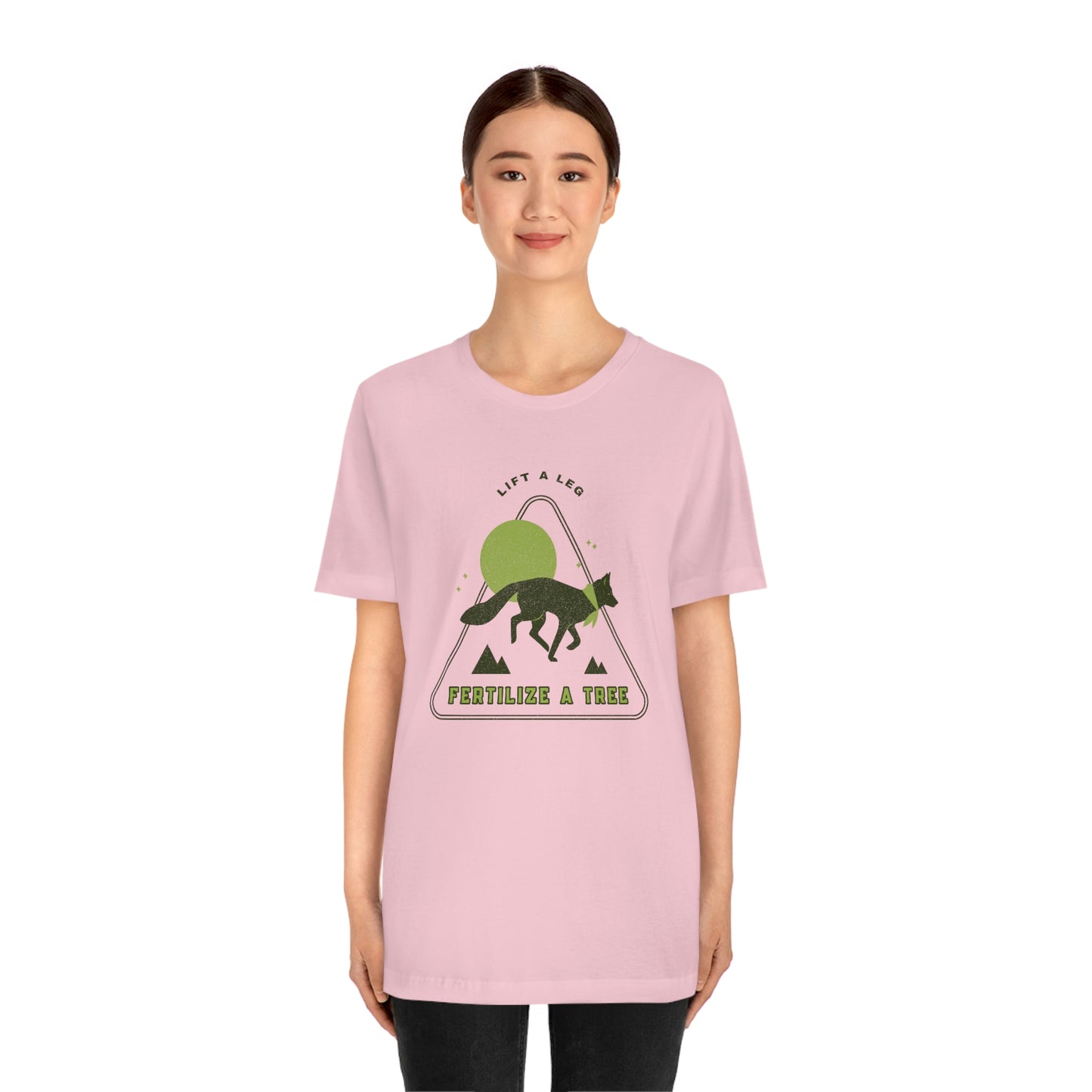 "Lift A Leg Fertilize A Tree" Unisex Jersey Short Sleeve Tee