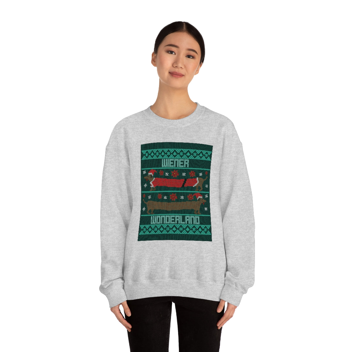 "Wiener Wonderland" Unisex Heavy Blend Crewneck Sweatshirt