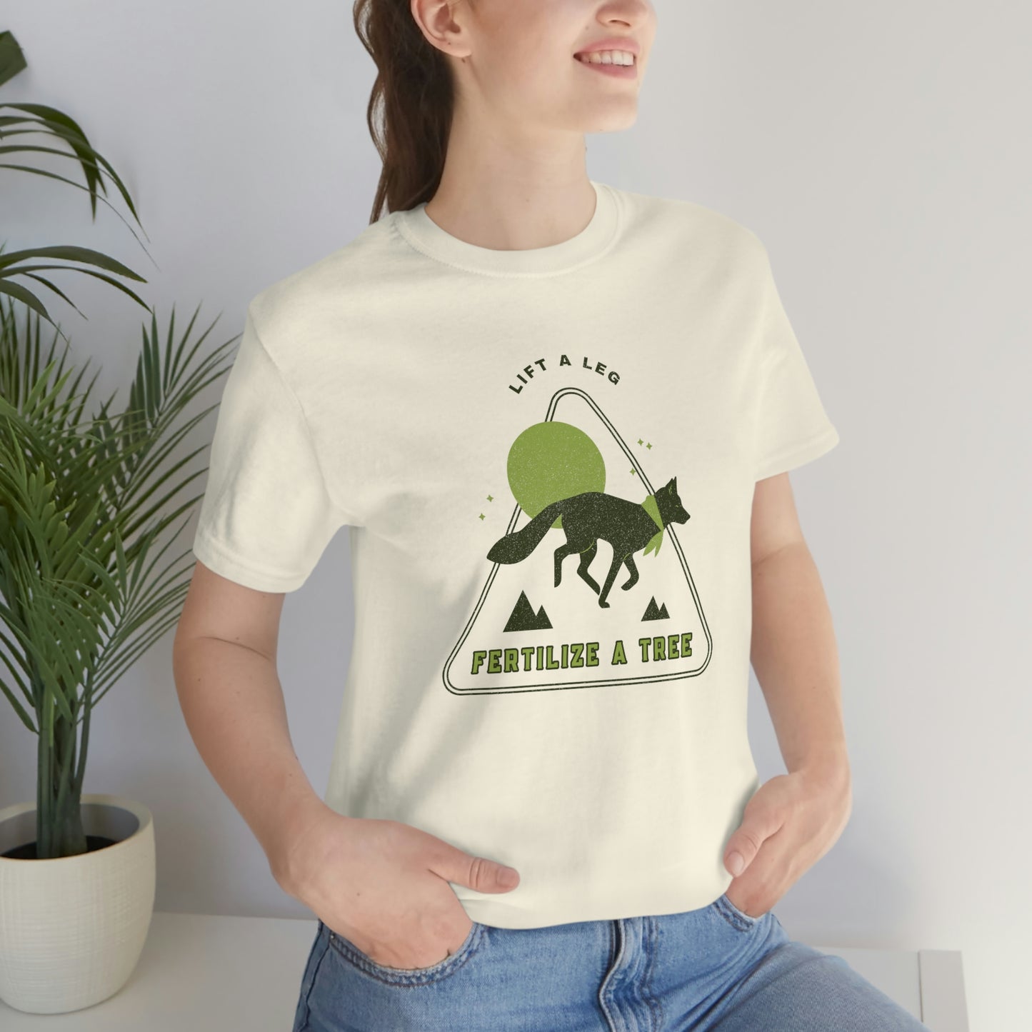 "Lift A Leg Fertilize A Tree" Unisex Jersey Short Sleeve Tee