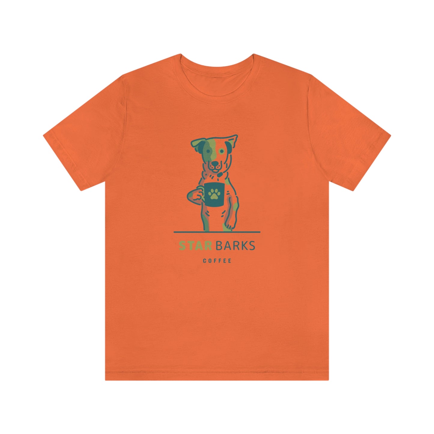 'Star Barks Coffee" Unisex Jersey Short Sleeve Tee