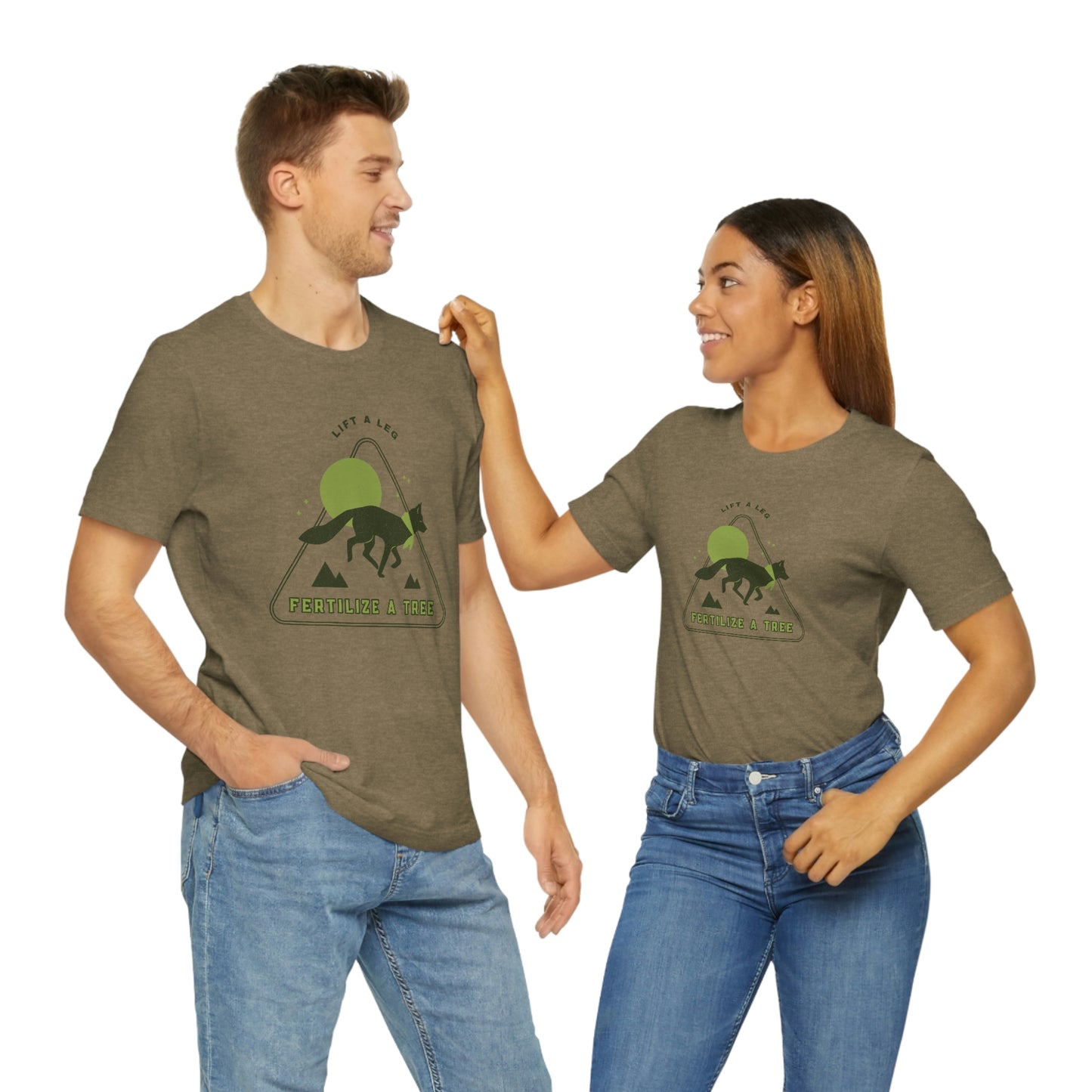 "Lift A Leg Fertilize A Tree" Unisex Jersey Short Sleeve Tee