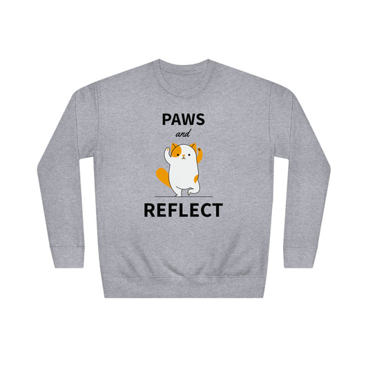 "Paws And Reflect" Unisex Crew Sweatshirt