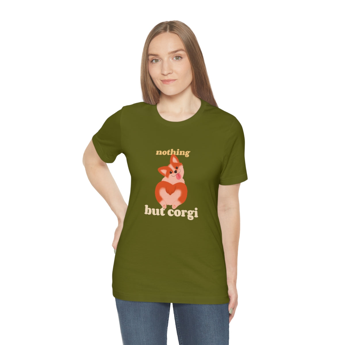 "Nothing But Corgi" Unisex Jersey Short Sleeve Tee