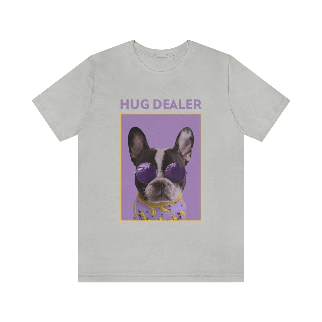 “Hug Dealer” Shirt - Unisex Short-Sleeve Jersey Tee